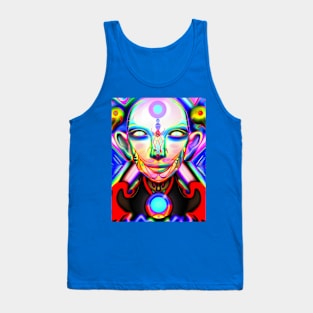 Dosed in the Machine (29) - Trippy Psychedelic Art Tank Top